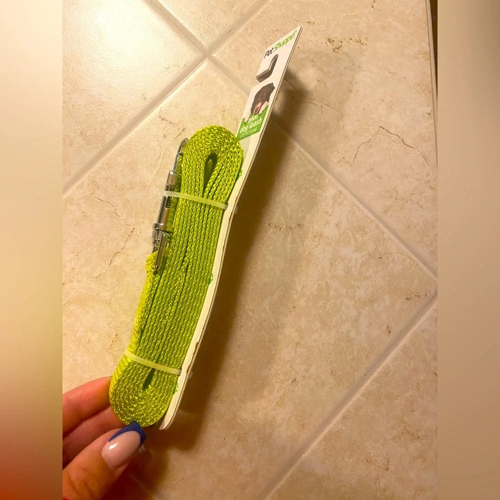 Pet Shoppe Lime (Green/Yellow) Nylon 6 ft. Dog Leash!!